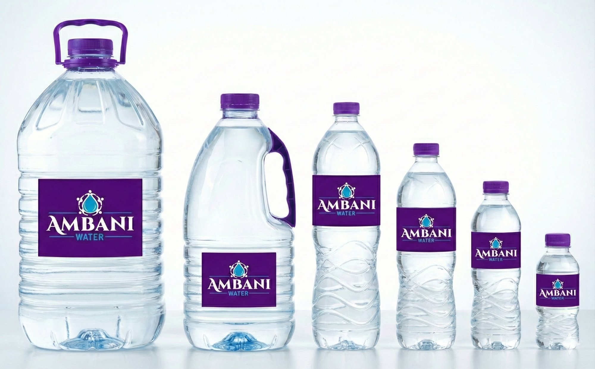 Ambani Water - Available Sizes
